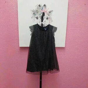 Baby GAP Black Shimmery Dress